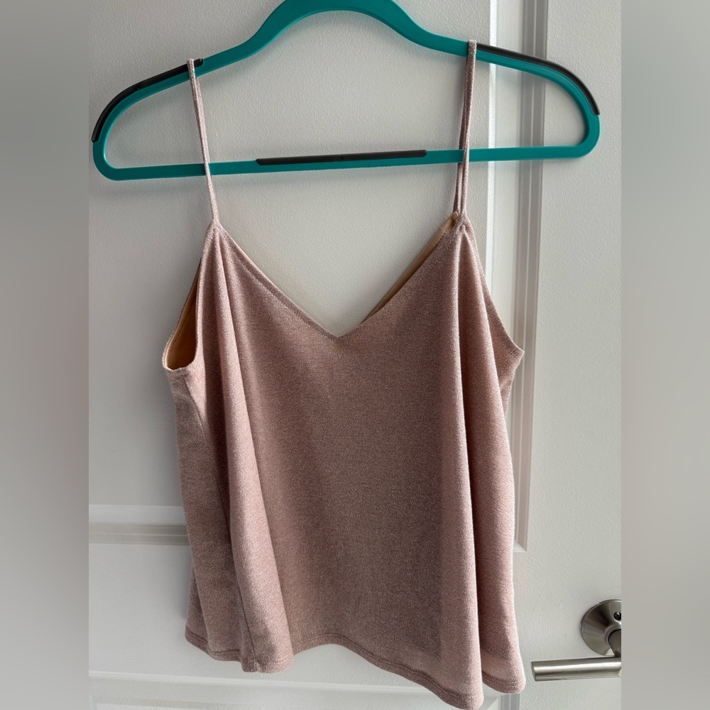 Elegant Women's rose gold Cami Top